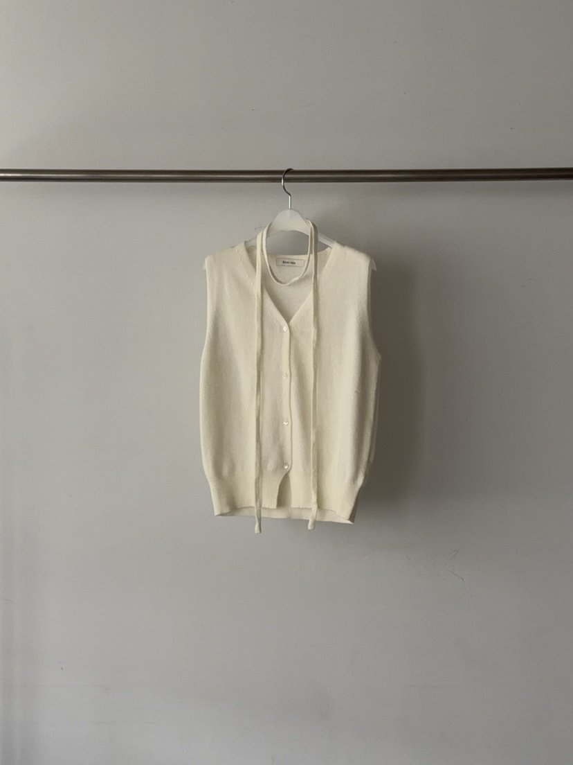 RIVER RAIN韓國直郵女裝新品休閑熱賣人氣真品時尚馬甲含繩RIVER RAIN馬甲