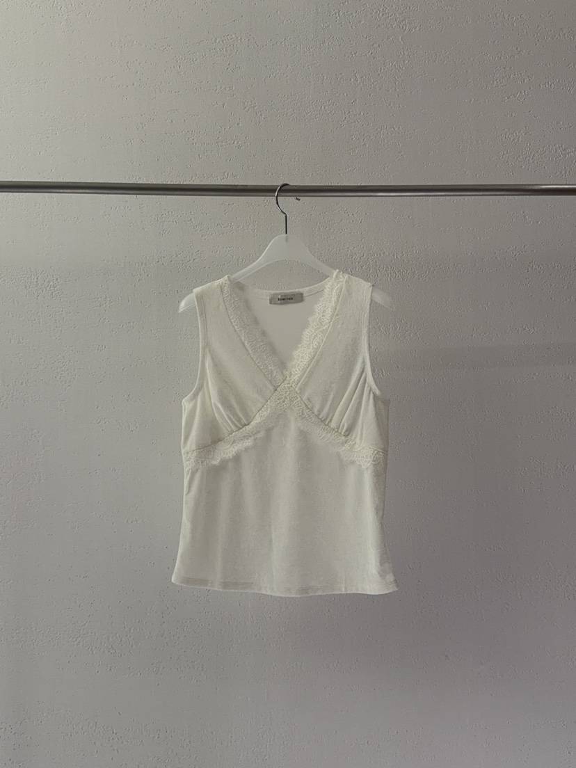 RIVER RAIN東大門直郵女裝新品休閑吊帶背心蕾絲絲絨無袖RIVER RAIN吊帶/背心