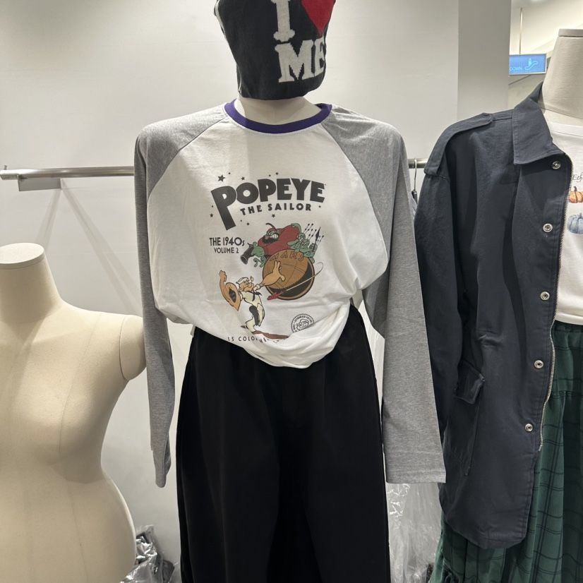 COMBO韓國代購女士新品真品人氣時尚熱賣推薦休閑長袖T恤COM_BO長袖T恤