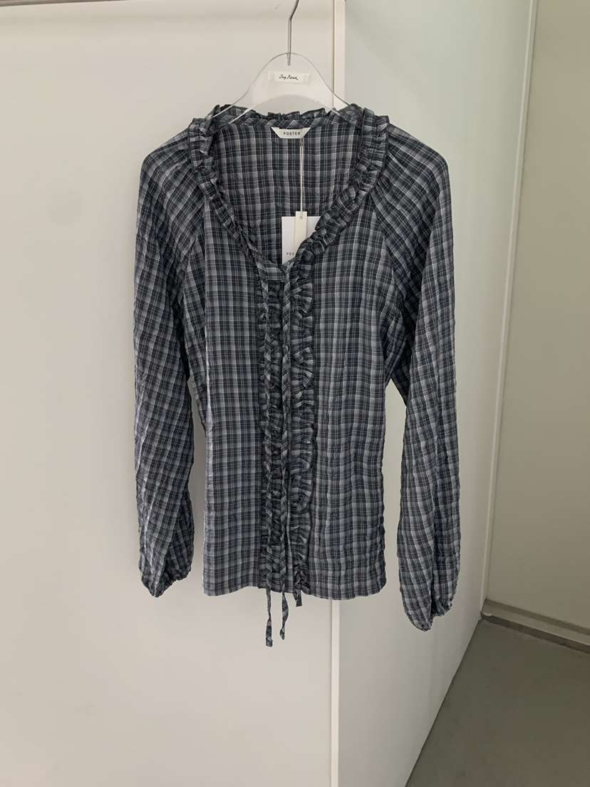 SHOP POSTER東大門直郵女士新款休閑真品時尚襯衫蕾絲衫SHOP POSTER襯衫/蕾絲衫