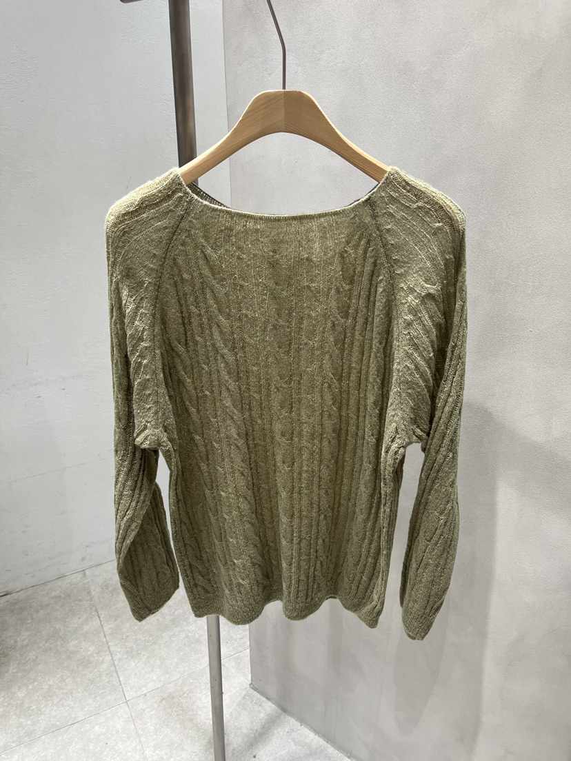 EVERCOMMERCE METICULOUSLY DESIGNED東大門直郵女士新款休閑針織衫馬海毛扭曲EVERCOMMERCE METICULOUSLY DESIGNED針織衫