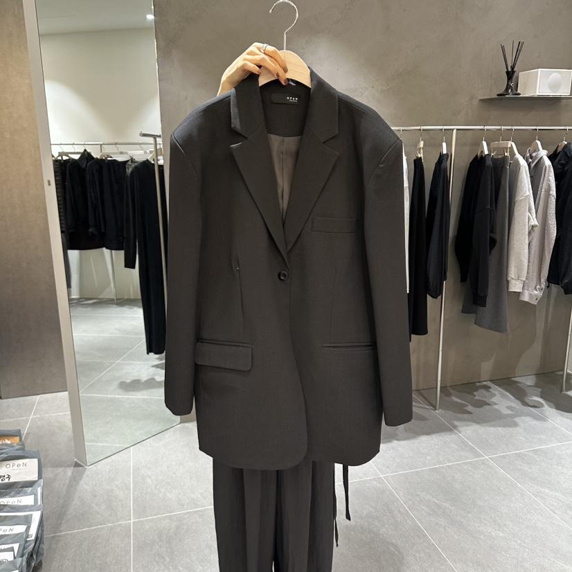 OPEN東大門代購女裝新款真品休閑時尚熱賣推薦西裝西服紐扣OPEN西裝/西服