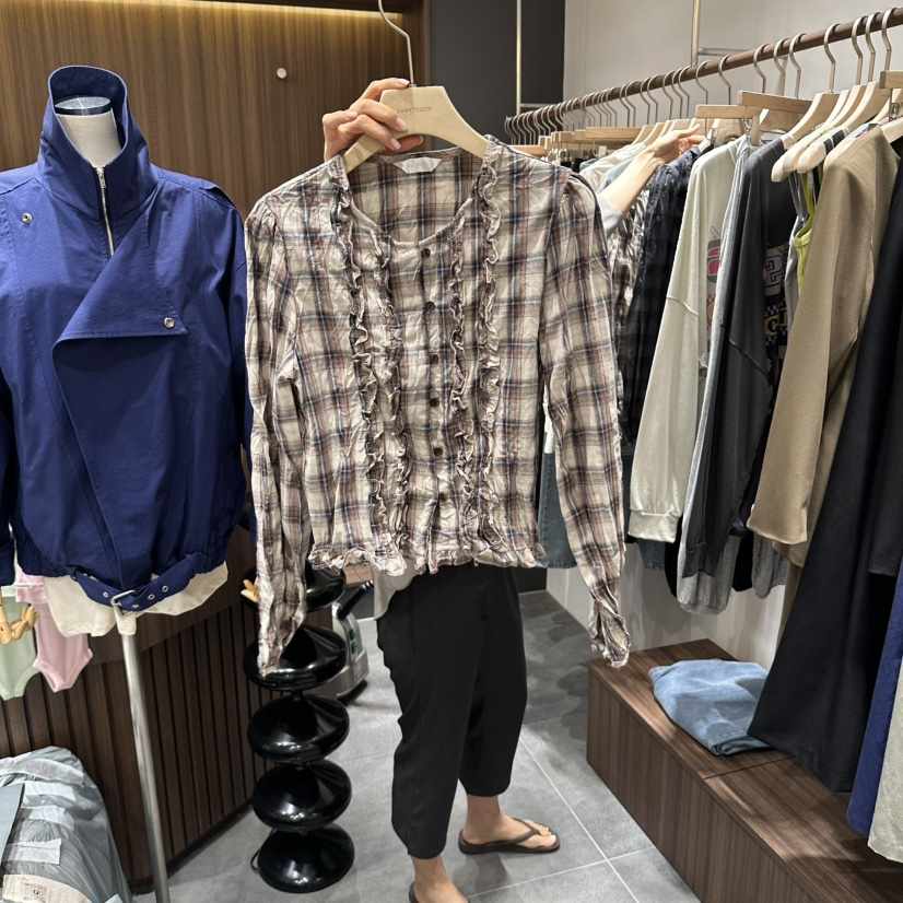 BABYTOUCH東大門代購女裝新品休閑時尚真品熱賣襯衫蕾絲衫BABYTOUCH襯衫/蕾絲衫