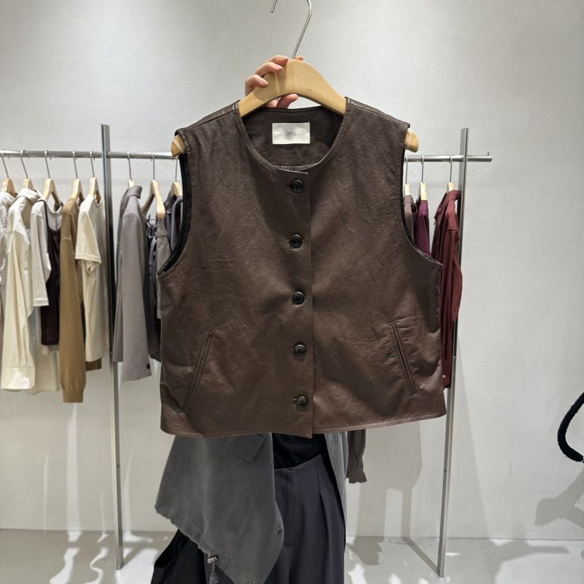 OVU東大門直郵女裝新品休閑推薦真品人氣熱賣時尚馬甲OVU馬甲