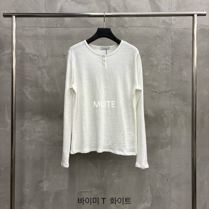 MUTE-P韓國代購女士新品人氣熱賣真品時尚推薦休閑長袖T恤MUTE長袖T恤