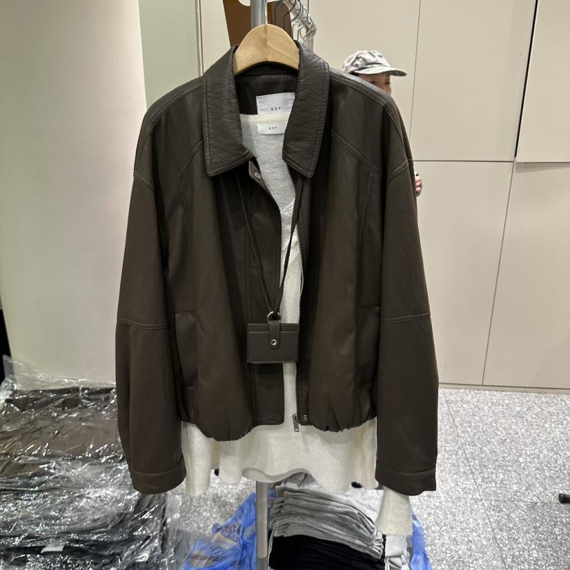 SOF東大門代購女裝新品推薦時尚真品熱賣人氣休閑夾克皮革SOF夾克
