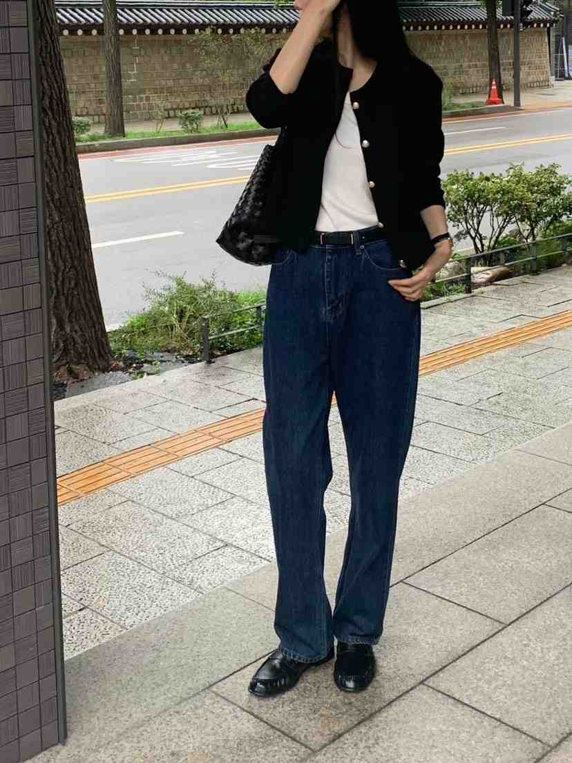 ANDYOUBROWN東大門實拍女裝新品人氣時尚牛仔褲不含腰帶經典ANDYOUBROWN牛仔褲