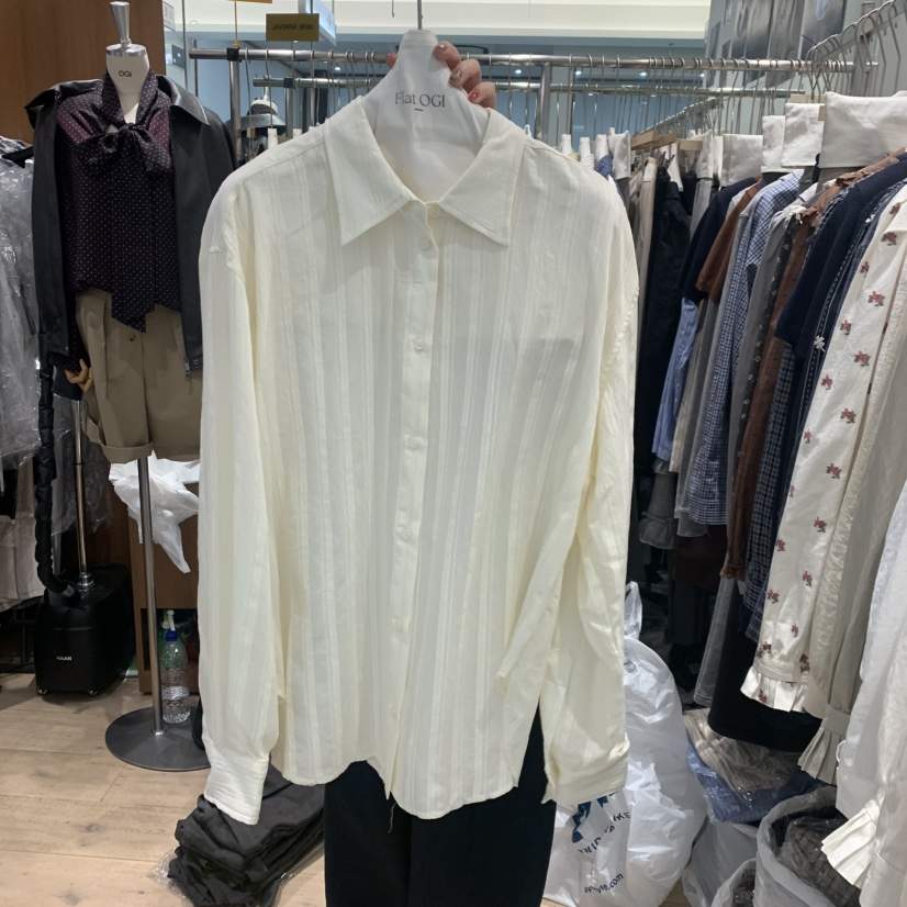 FLAT OGI東大門代購女士新品休閑人氣時尚真品襯衫蕾絲衫FLat OGI襯衫/蕾絲衫
