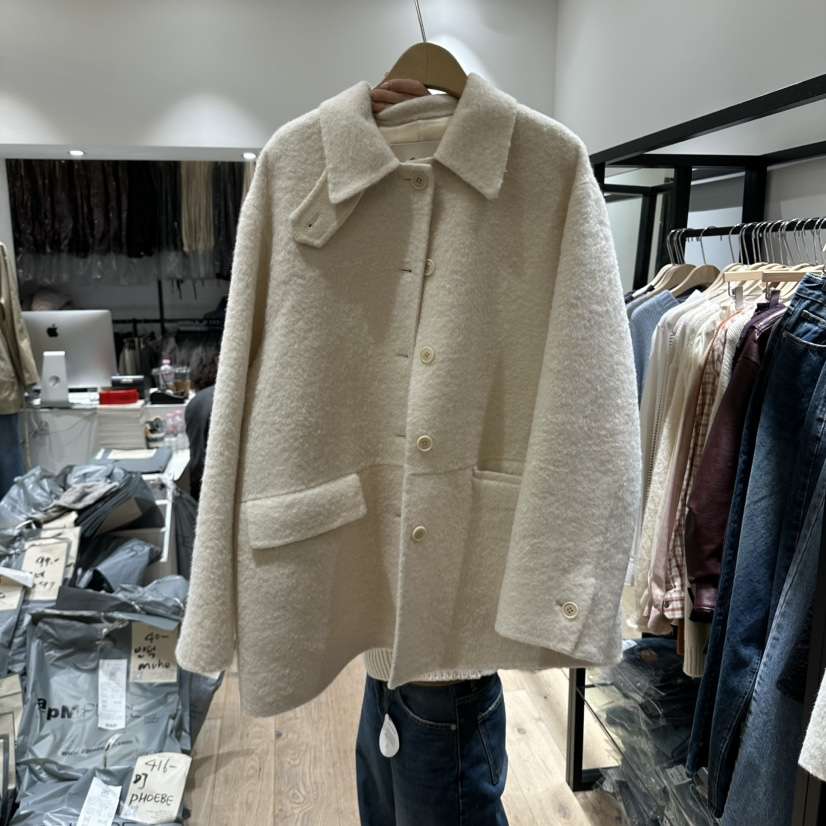 BRUNI/RICOTTA東大門實拍女士新品真品人氣時尚短款大衣BRUNI/RICOTTA短款大衣