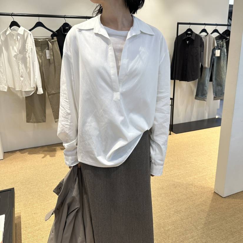 PAUSE東大門代購女士新品推薦休閑時尚襯衫蕾絲衫不含內搭PAUSE襯衫/蕾絲衫