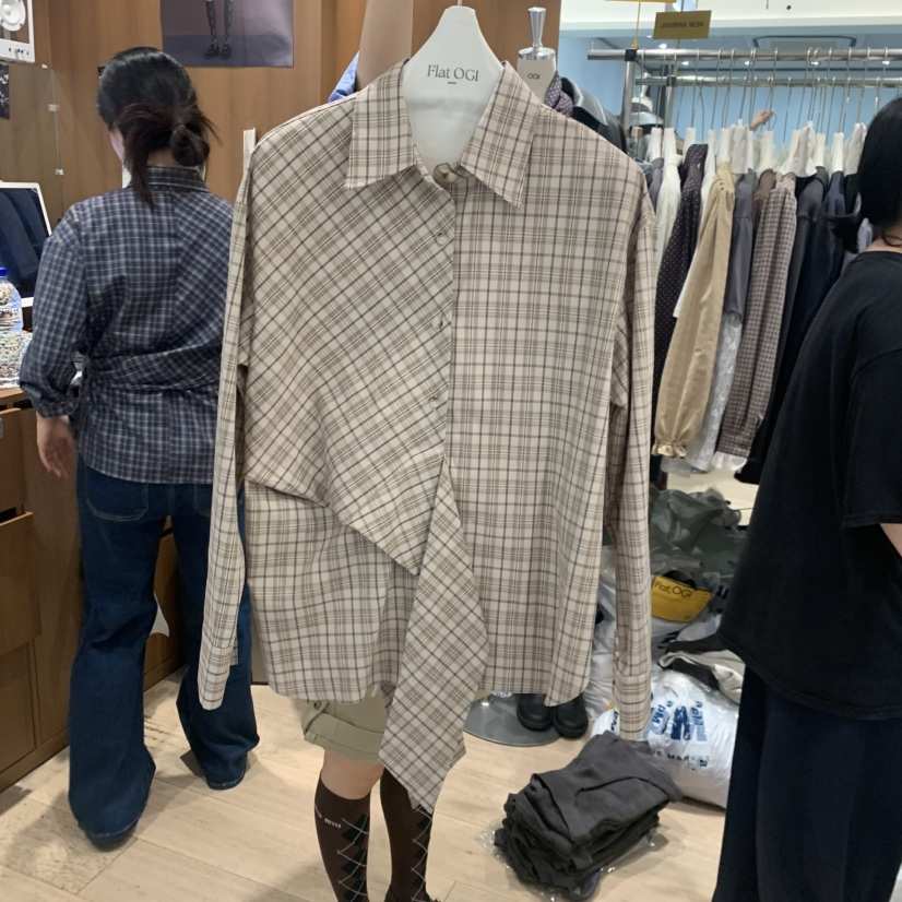 FLAT OGI東大門直郵女裝新品時尚推薦人氣真品襯衫蕾絲衫FLat OGI襯衫/蕾絲衫