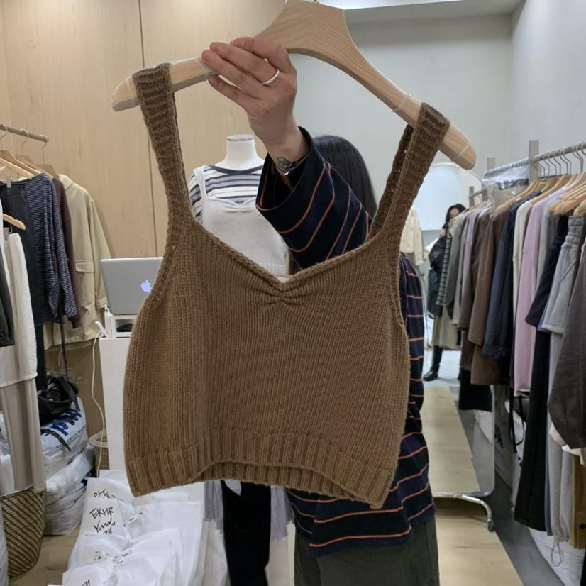 VILLABUTTON東大門實拍女士新品真品推薦時尚人氣吊帶背心VILLA BUTTON吊帶/背心