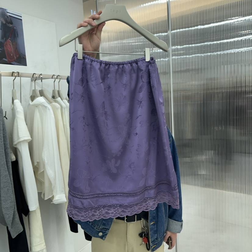 LEPI東大門代購女裝新款人氣時尚休閑推薦真品熱賣長裙緞LEPI長裙