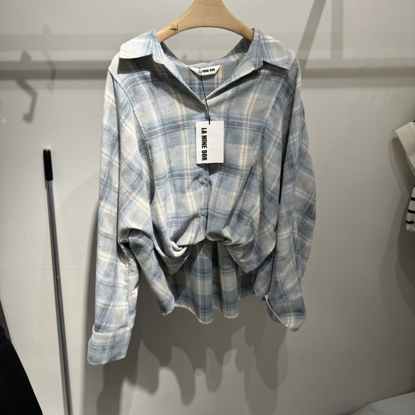 LAMINEDOR東大門代購女裝新品真品休閑推薦人氣襯衫蕾絲衫LA MINE DOR襯衫/蕾絲衫