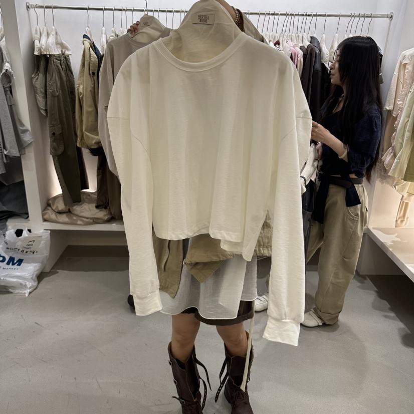 BERTHA東大門直郵女裝新品真品熱賣時尚人氣推薦休閑長袖T恤BERTHA長袖T恤
