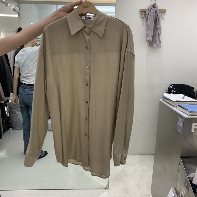 FLAUNT韓國直郵女士新品休閑時尚熱賣真品人氣襯衫蕾絲衫FLAUNT襯衫/蕾絲衫