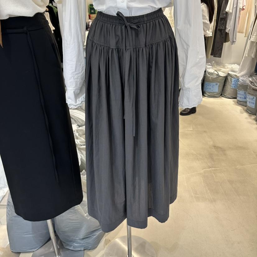 RICH SISTER東大門實拍女裝新品時尚真品推薦長裙束帶褶皺RICH SISTER長裙