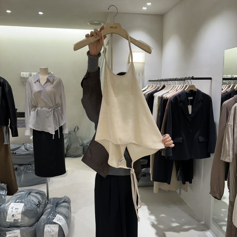 MILLIF韓國直郵女士新款推薦時尚真品休閑熱賣人氣吊帶背心MILLIF吊帶/背心