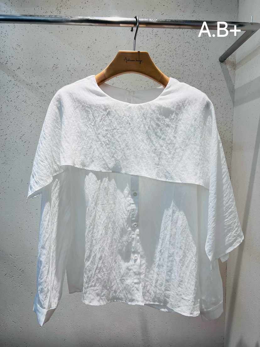 AUTUMN BEIGE東大門代購女士新款人氣熱賣休閑襯衫蕾絲衫A.b+/AUTUMN BEIGE襯衫/蕾絲衫