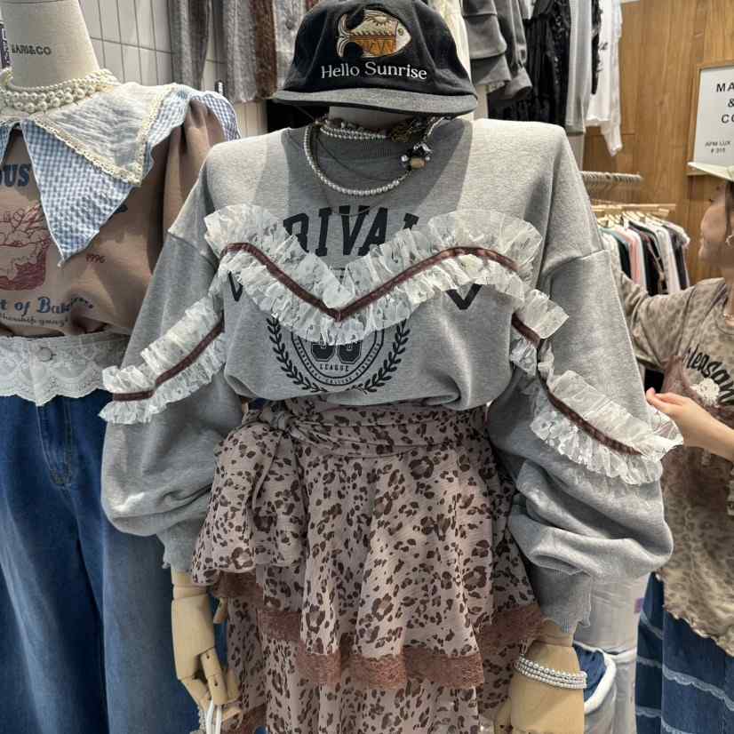 MARI CO東大門實拍女裝新品休閑真品熱賣人氣推薦時尚衛衣MARI CO衛衣