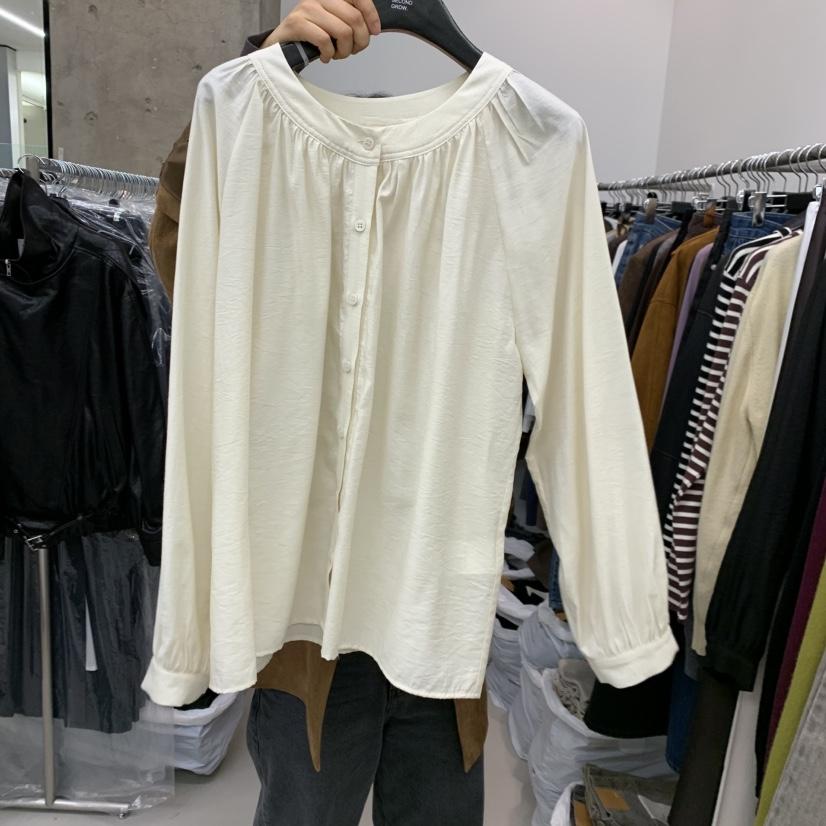 THE SECOND GROW東大門實拍女士新品熱賣休閑襯衫蕾絲衫THE SECOND GROW襯衫/蕾絲衫