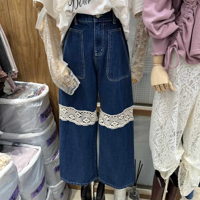 MARI CO東大門實拍女士新品熱賣推薦真品人氣時尚牛仔褲MARI CO牛仔褲