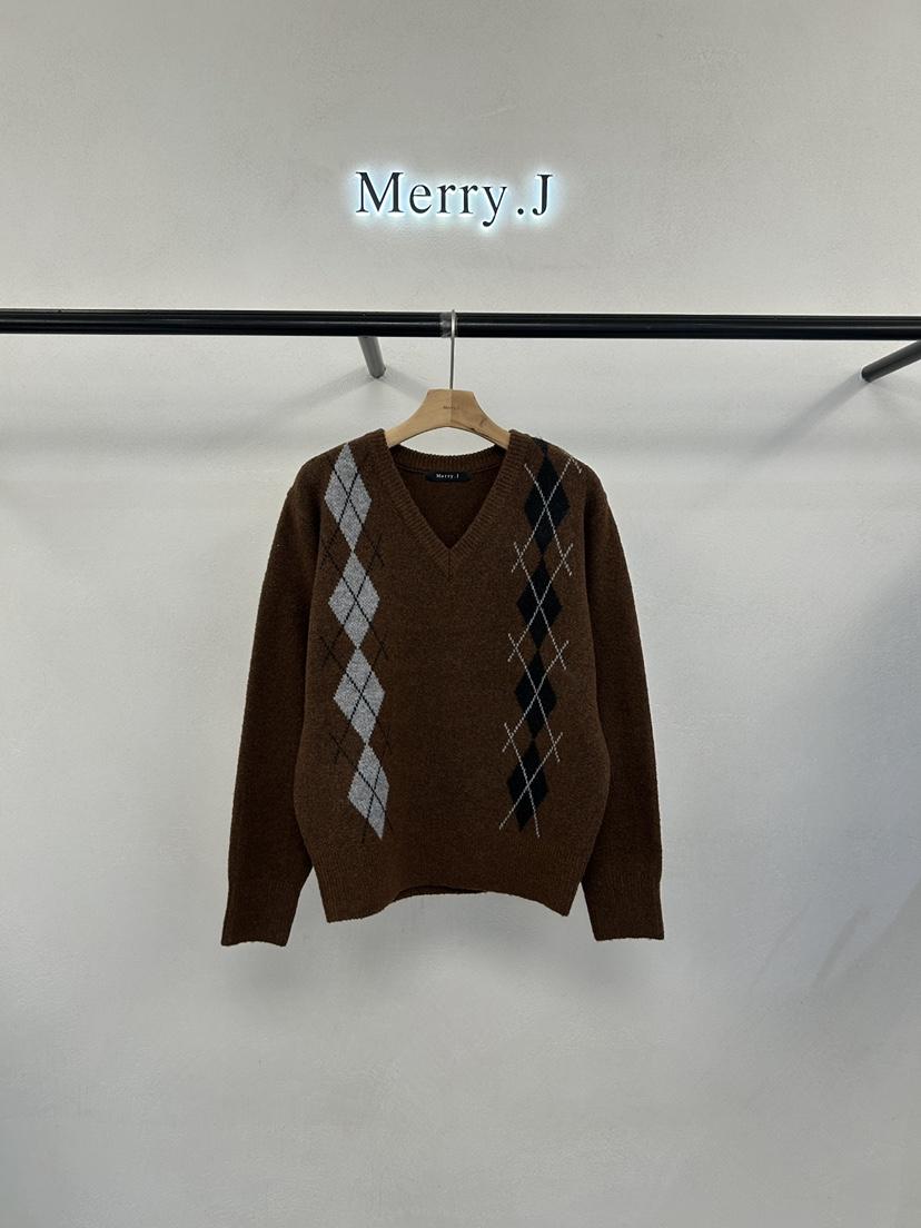MERRY-J東大門直郵女士新品人氣推薦熱賣休閑針織衫經典MERRY-J針織衫