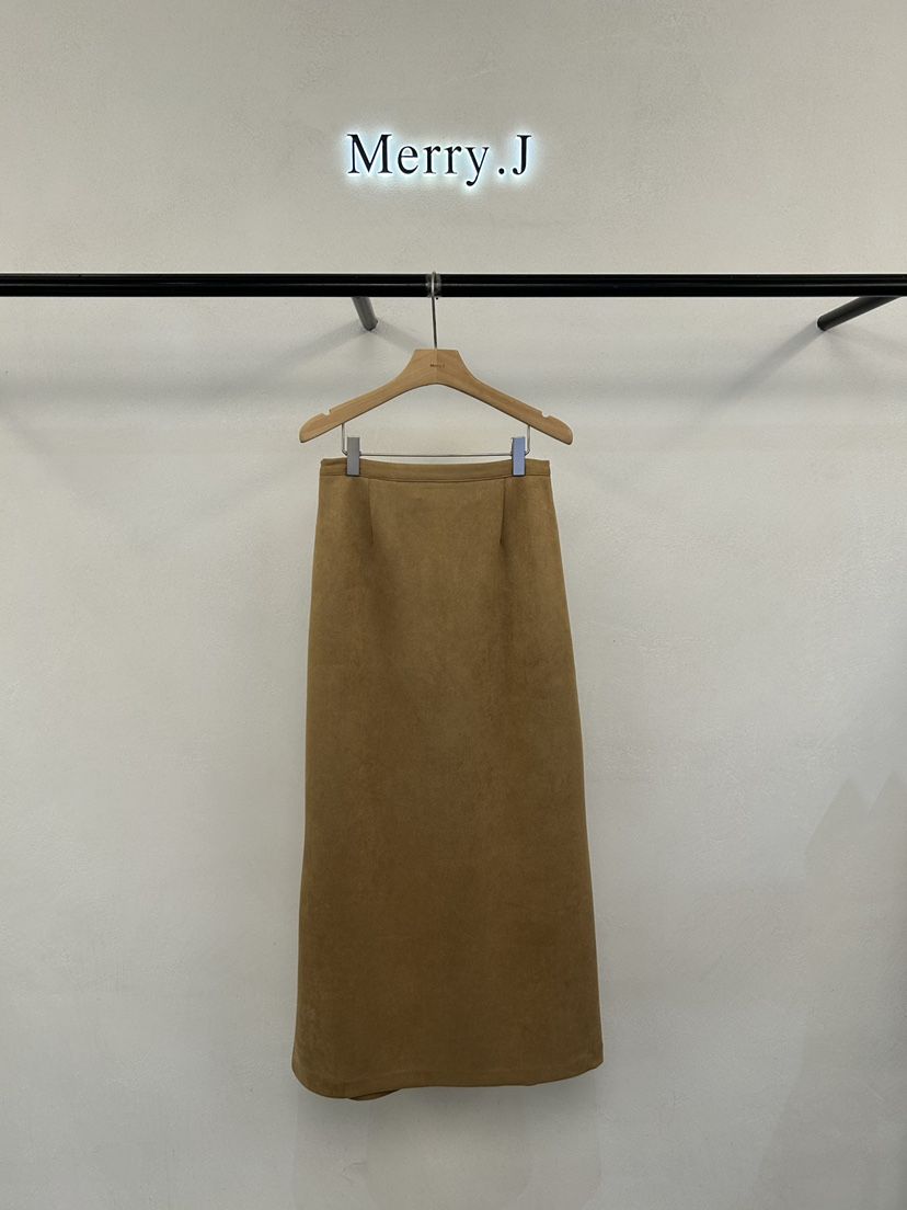 MERRY-J韓國代購女士新品時尚休閑推薦熱賣真品人氣長裙絨MERRY-J長裙