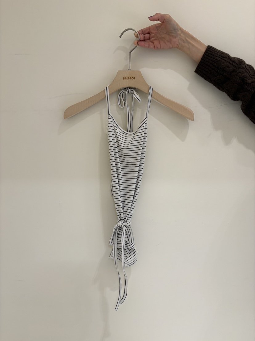 BALANCE東大門直郵女士新品休閑推薦真品吊帶背心露背無袖BALANCE吊帶/背心
