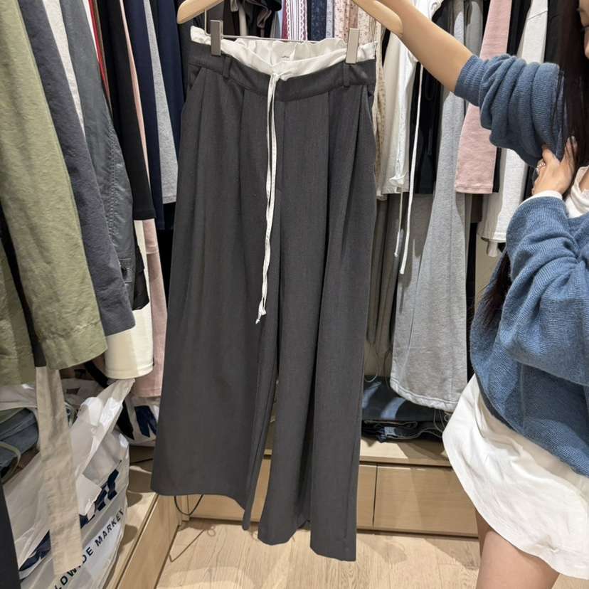 MONROE東大門直郵女士新款熱賣真品推薦時尚休閑休閑褲撞色MONROE休閑褲