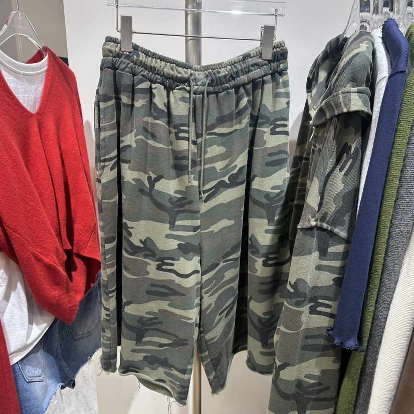 TOPDRESSING韓國直郵女裝新款推薦人氣時尚短褲闊腿褲迷彩TOPDRESSING短褲
