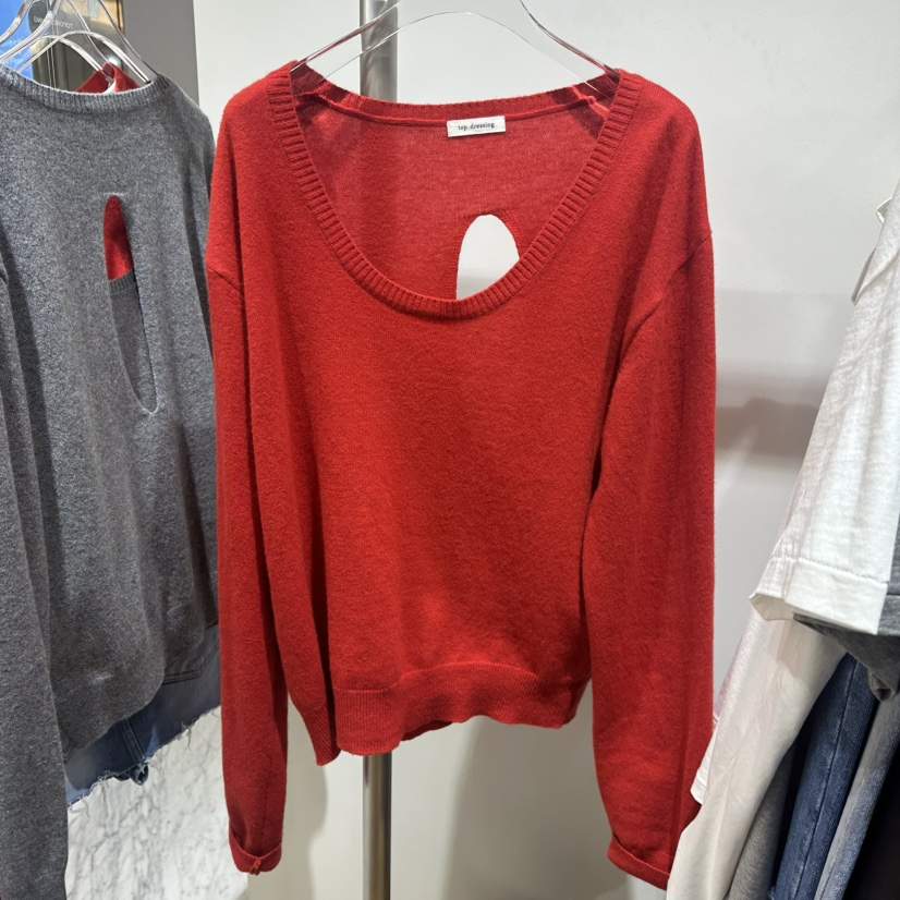TOPDRESSING東大門實拍女裝新品時尚真品推薦休閑針織衫開衩TOPDRESSING針織衫