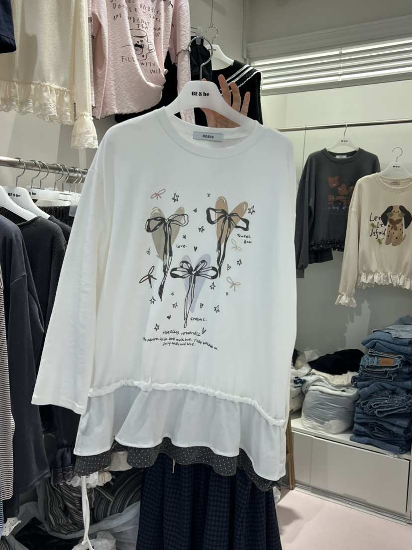 BE&amp;BE韓國代購女裝新款人氣休閑推薦真品連衣裙絲帶BE&be連衣裙