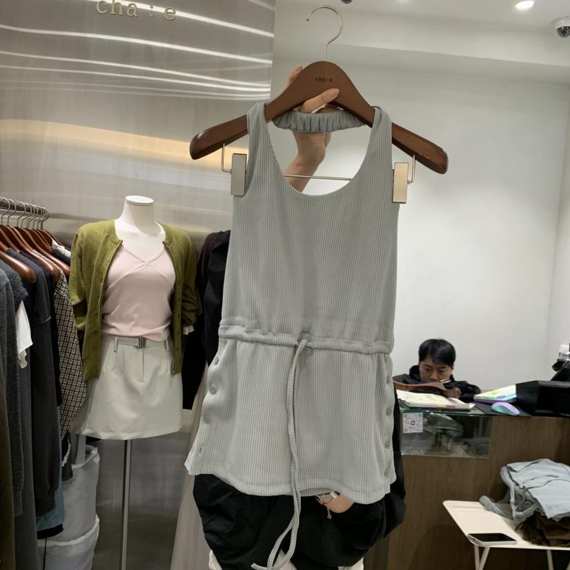 CHAE韓國直郵女士新款推薦時尚熱賣真品吊帶背心露背無袖CHAE吊帶/背心