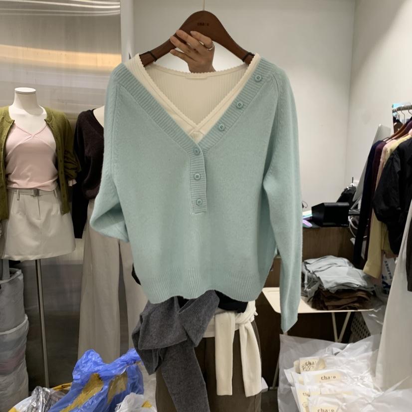 CHAE東大門直郵女裝新品時尚休閑人氣真品熱賣毛衣不含內搭CHAE毛衣