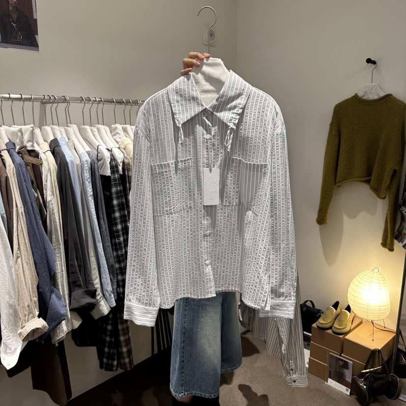 OVERTAKE東大門實拍女裝新品真品推薦時尚休閑襯衫蕾絲衫OVERTAKE襯衫/蕾絲衫