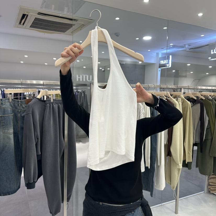 LUTH東大門代購女士新款推薦人氣休閑時尚真品吊帶背心羊絨LUTH吊帶/背心
