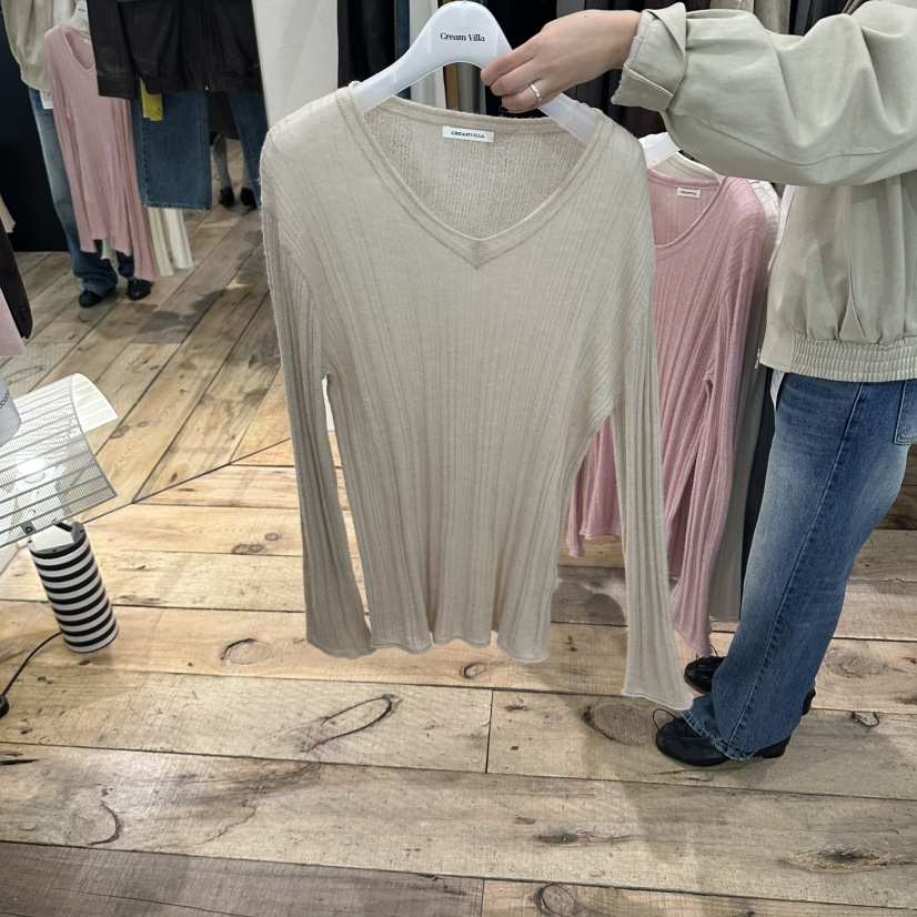 CREAM VILLA韓國代購女士新品人氣針織衫CREAM VILLA針織衫