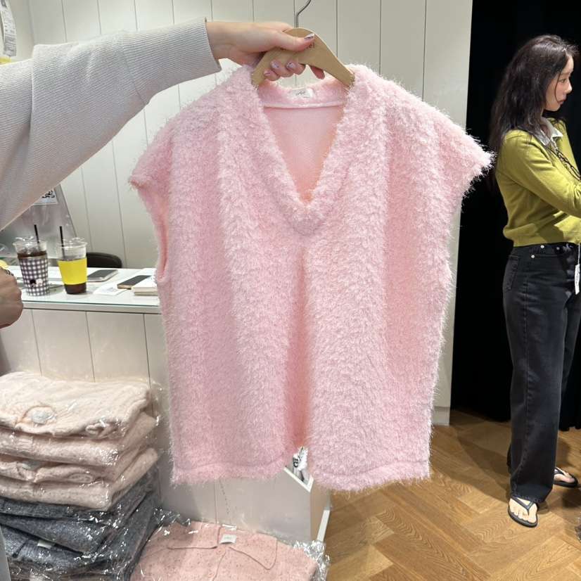 ARC東大門實拍女裝新款真品熱賣時尚推薦人氣休閑吊帶背心絨arc en ciel吊帶/背心