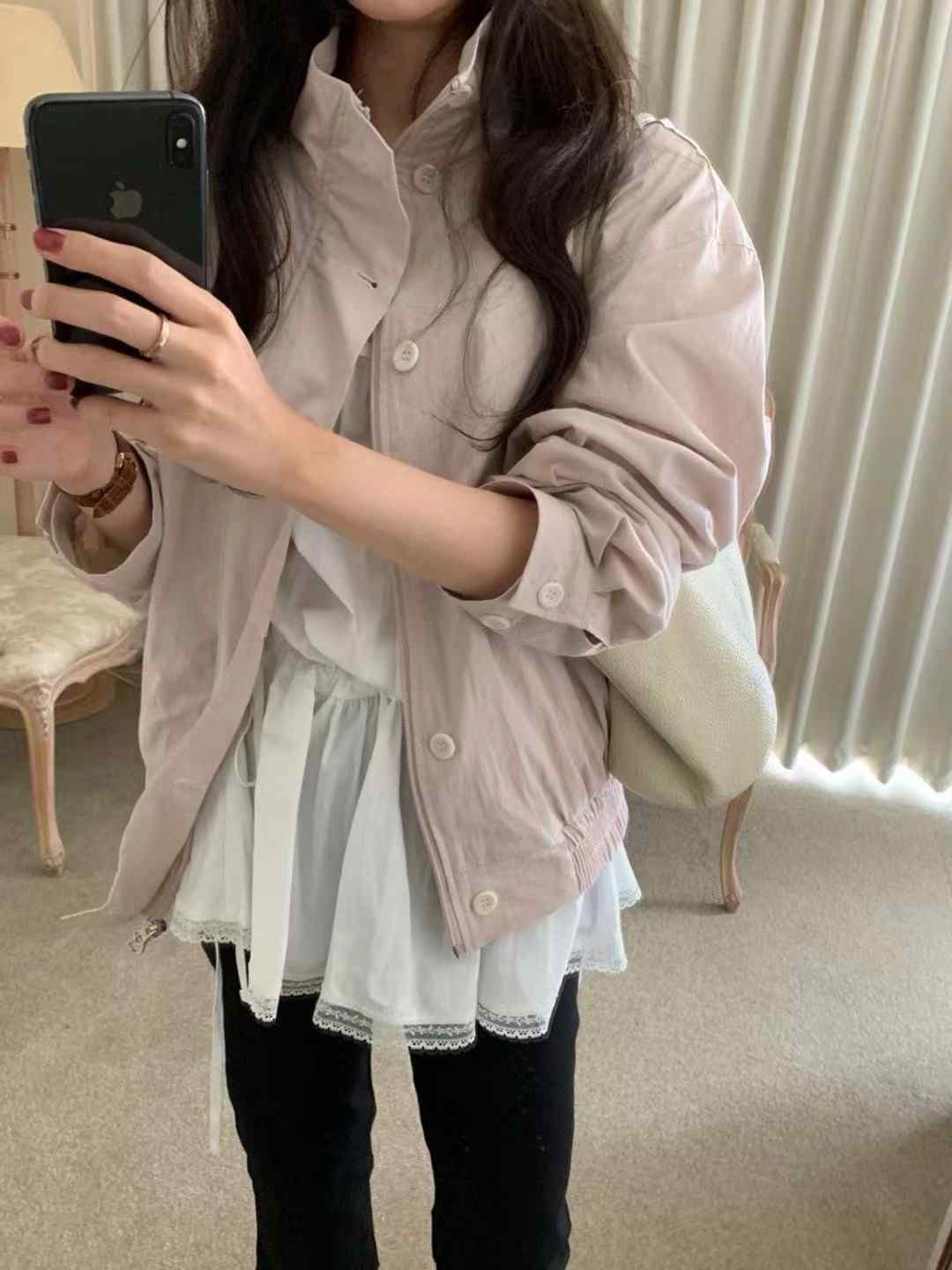 PYT-ot東大門代購女士新品真品時尚職業熱賣休閑夾克尼龍pretty young thing夾克
