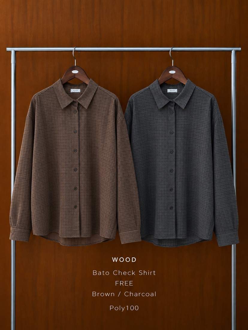 WOOD韓國直郵女士新款推薦人氣熱賣休閑真品時尚襯衫蕾絲衫WOOD-2件起襯衫/蕾絲衫
