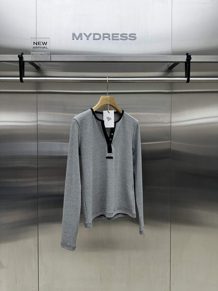 MYDRESS東大門實拍女裝新品真品時尚人氣推薦熱賣長袖T恤MYDRESS長袖T恤