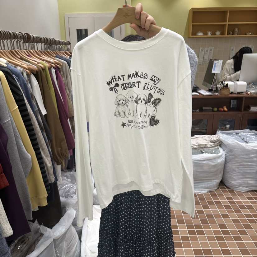 OURMOMENT韓國代購女裝新品人氣熱賣推薦時尚真品長袖T恤OURMOMENT長袖T恤