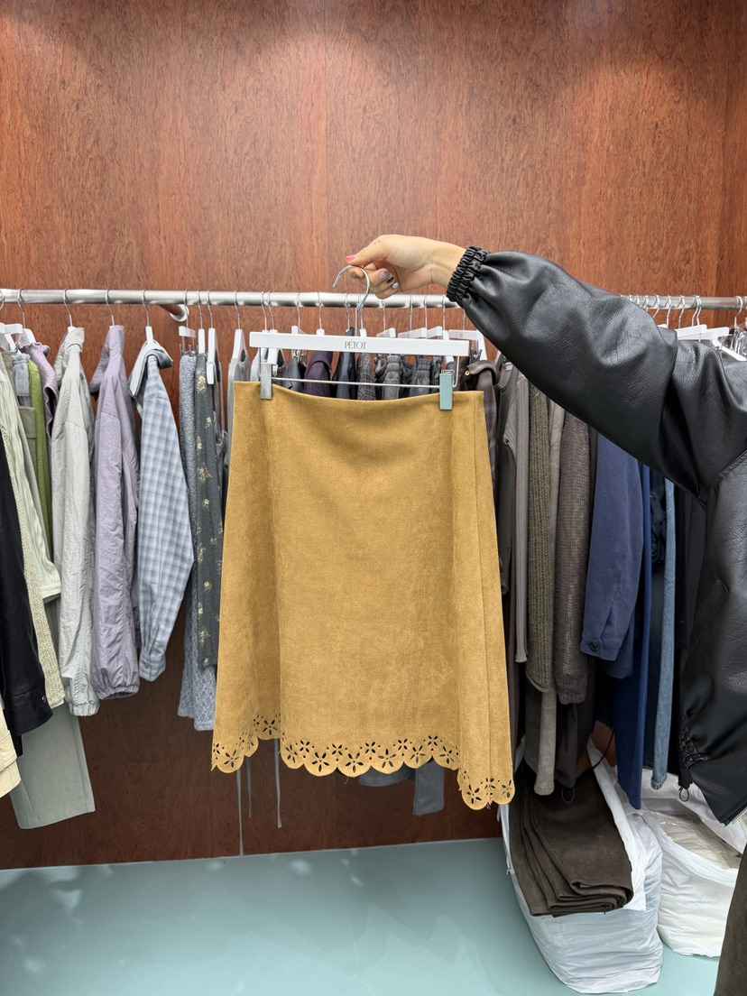 PETOT韓國代購女裝新品真品人氣熱賣休閑時尚半身裙中短裙PETOT半身裙/中短裙