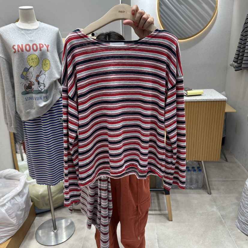 NEAR東大門實拍女士新品真品熱賣人氣休閑時尚長袖T恤SaleNEAR長袖T恤