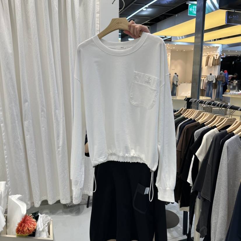 IN KIRA韓國直郵女士新品時尚熱賣人氣真品休閑推薦長袖T恤IN KIRA長袖T恤