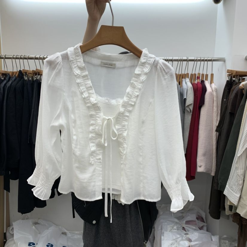 DRESS ROOM東大門直郵女裝新品休閑真品熱賣人氣襯衫蕾絲衫DRESS ROOM襯衫/蕾絲衫