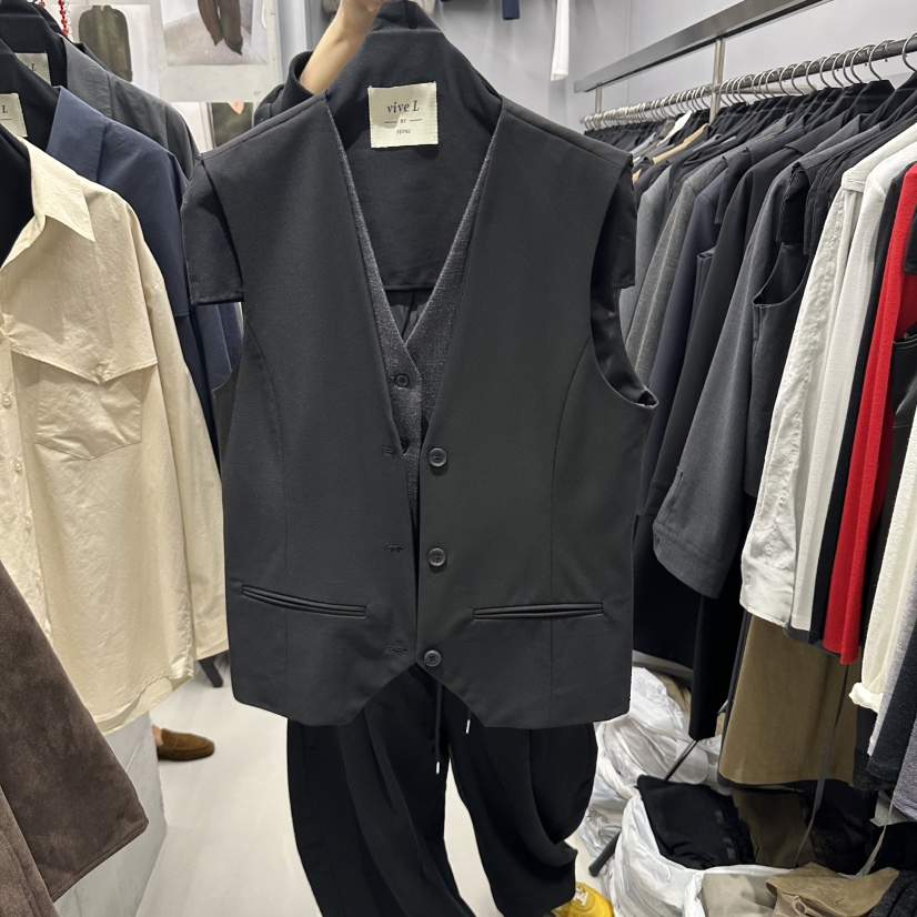 VIVEL東大門實拍女裝新品推薦熱賣休閑時尚人氣真品馬甲VIVEL馬甲