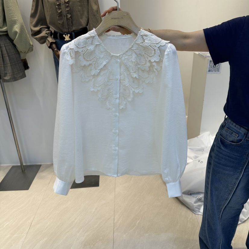 2AN.B東大門實拍女裝新款推薦時尚人氣休閑真品襯衫蕾絲衫2AN.B襯衫/蕾絲衫