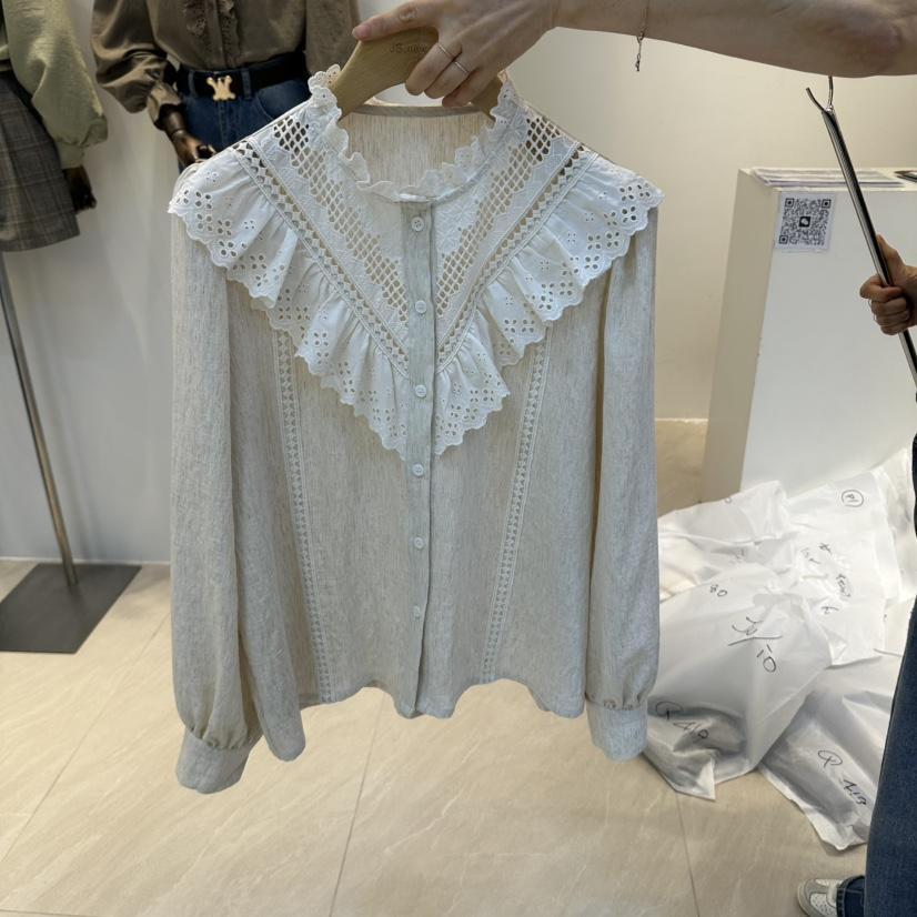 2AN.B東大門實拍女士新品人氣熱賣真品時尚休閑襯衫蕾絲衫2AN.B襯衫/蕾絲衫
